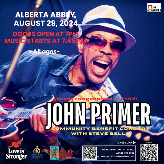 John Primer: A Community Benefit Concert with Steve Bell