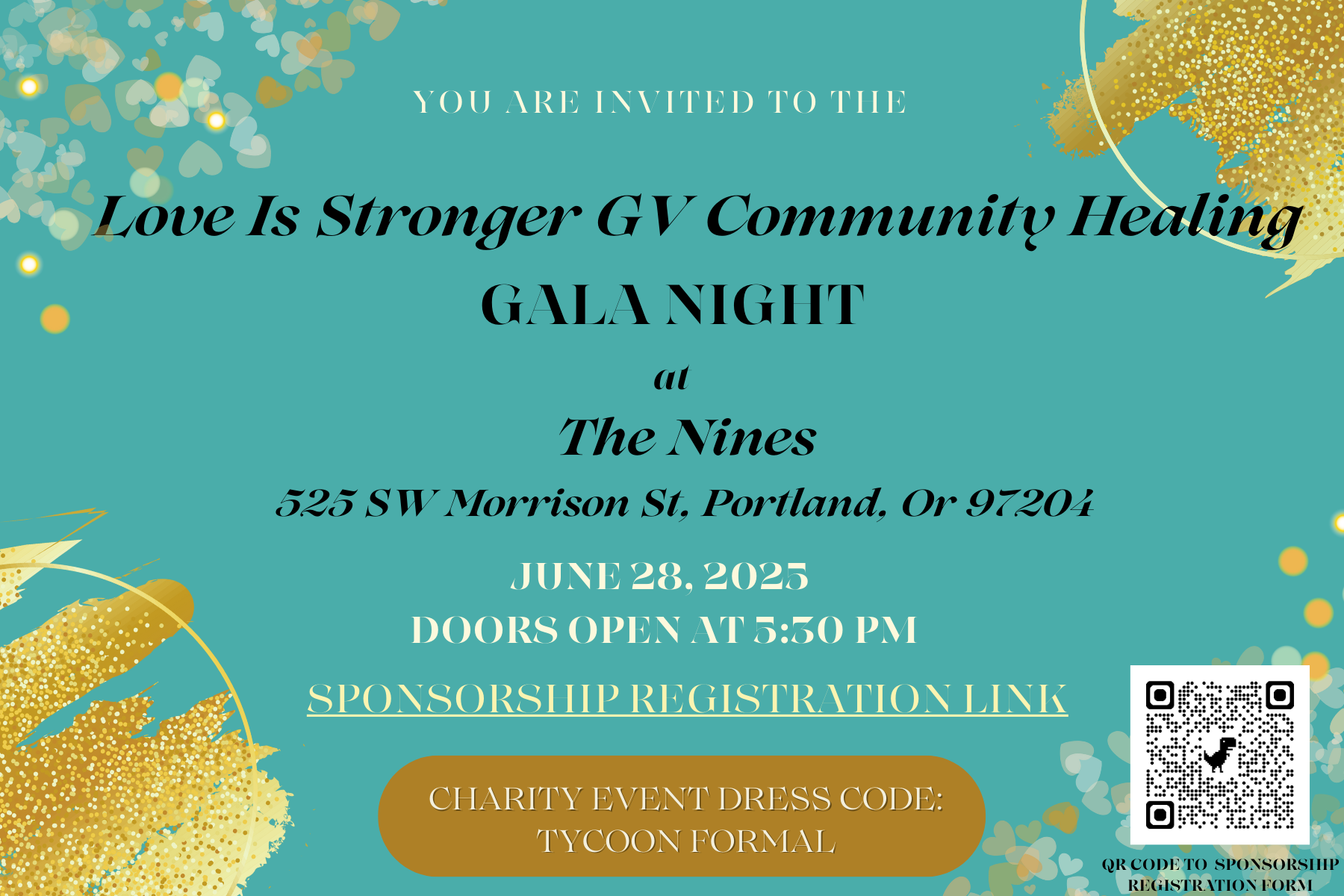 Love Is Stronger GV Community Healing Gala